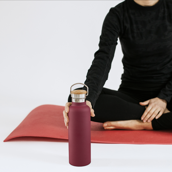 Stainless Steel Insulated Bottle 350ml - 1000ml - Red Berry - Image 7