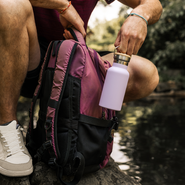 Stainless Steel Insulated Bottle 350ml - 1000ml - Lavender Haze - Image 6