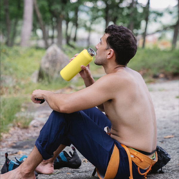 Stainless Steel Insulated Bottle 350ml - 1000ml - Yellow Beam - Image 6