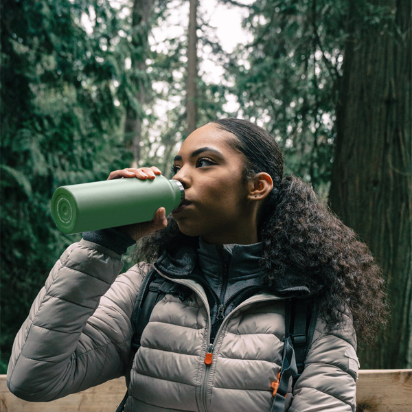 Stainless Steel Insulated Bottle 350ml - 1000ml - Sage Green - Image 7