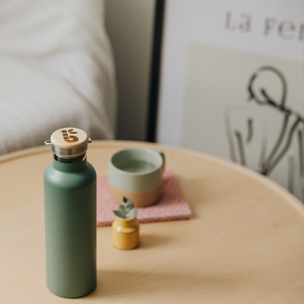 Stainless Steel Insulated Bottle 350ml - 1000ml - Sage Green - Image 6