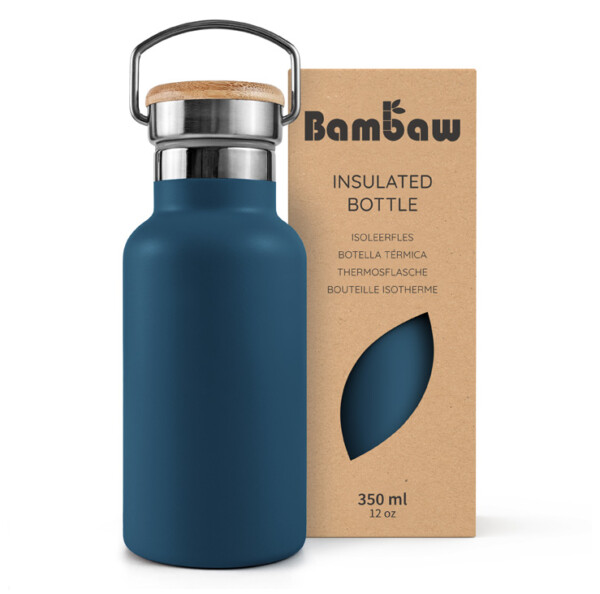 Stainless Steel Insulated Bottle 350ml - 1000ml - Aegean Blue - Image 5