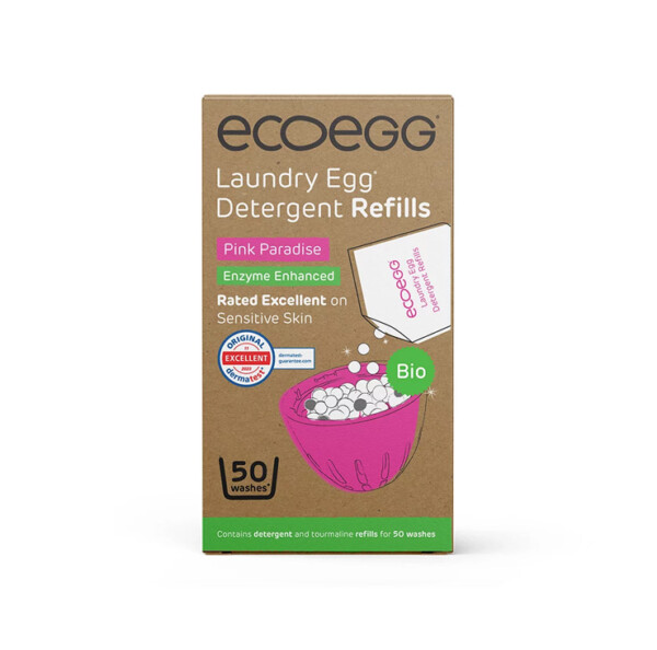 Ecoegg Bio Laundry Egg Detergent Refills - Pink Paradise - 50 Washes