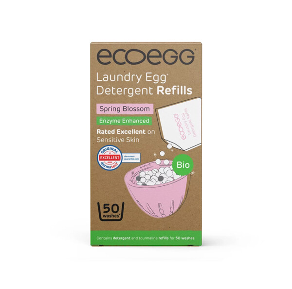 Ecoegg Bio Laundry Egg Detergent Refills - Spring Blossom - 50 Washes