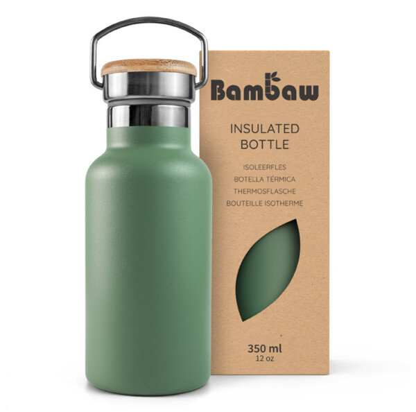 Stainless Steel Insulated Bottle 350ml - 1000ml - Sage Green - Image 5
