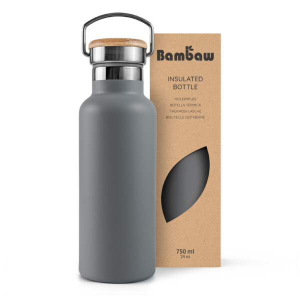Stainless Steel Insulated Bottle 350ml - 1000ml - Stormy Grey - Image 4