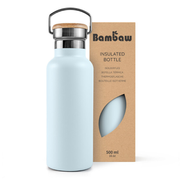 Stainless Steel Insulated Bottle 350ml - 1000ml - Ice Blue
