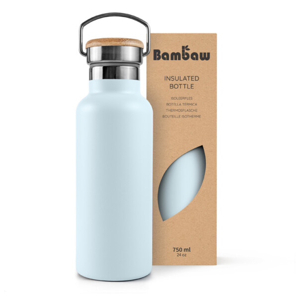 Stainless Steel Insulated Bottle 350ml - 1000ml - Ice Blue - Image 3