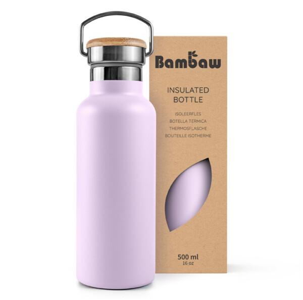 Stainless Steel Insulated Bottle 350ml - 1000ml - Lavender Haze