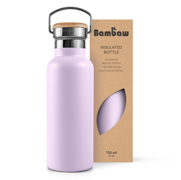 Stainless Steel Insulated Bottle 350ml - 1000ml - Lavender Haze - Image 4