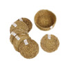 Seagrass Coasters with Holder – Set of 6