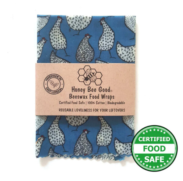 Beeswax Wrap - Blue Hens - Large