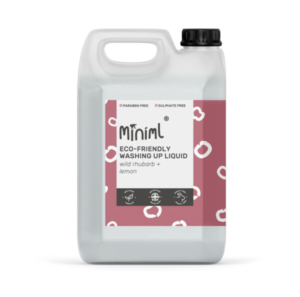 Washing Up Liquid - Wild Rhubarb + Lemon - Bulk Refill 5L
