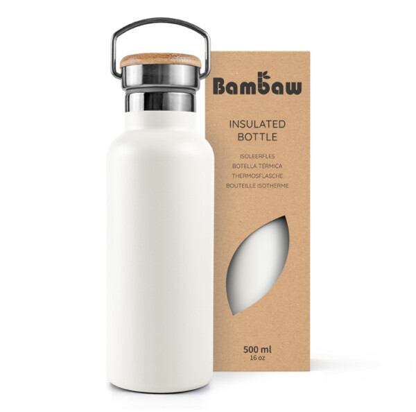 Stainless Steel Insulated Bottle 350ml - 1000ml - Polar White