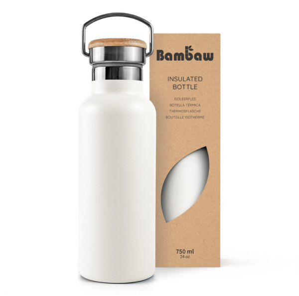 Stainless Steel Insulated Bottle 350ml - 1000ml - Polar White - Image 4