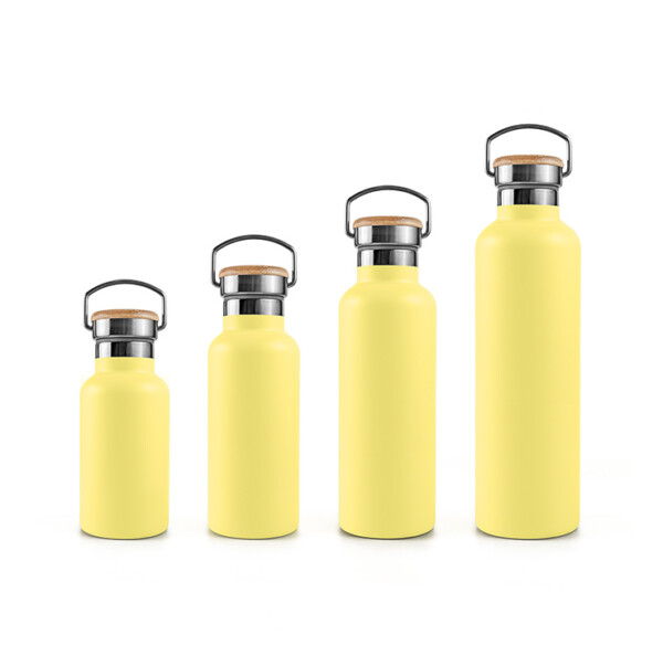 Stainless Steel Insulated Bottle 350ml - 1000ml - Yellow Beam