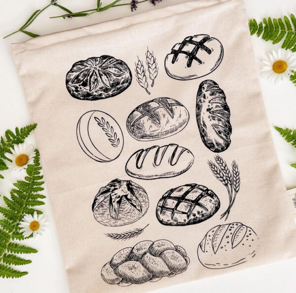 'Loaves of Bread' Bread Bag