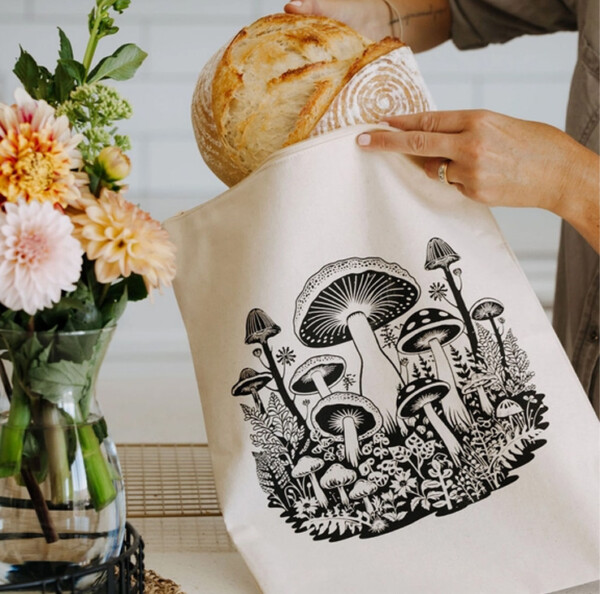 Mushroom Bread Bag