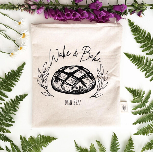 Wake & Bake Lined Bread Bag