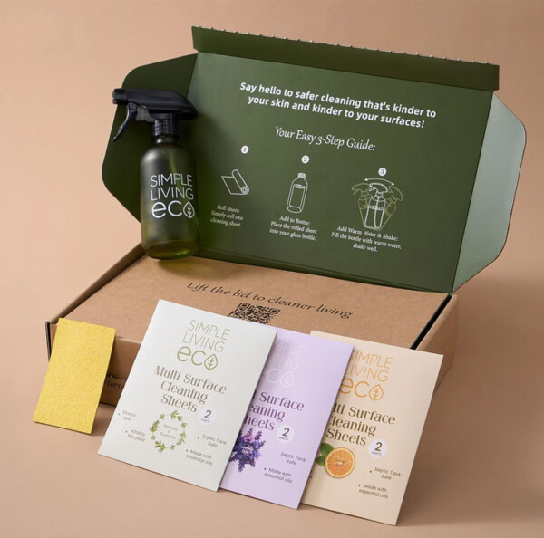 Multi-Surface Starter Kit – Eco-Friendly Refillable Cleaner