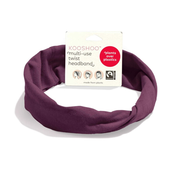 Organic Twist Headband - Wild Beet