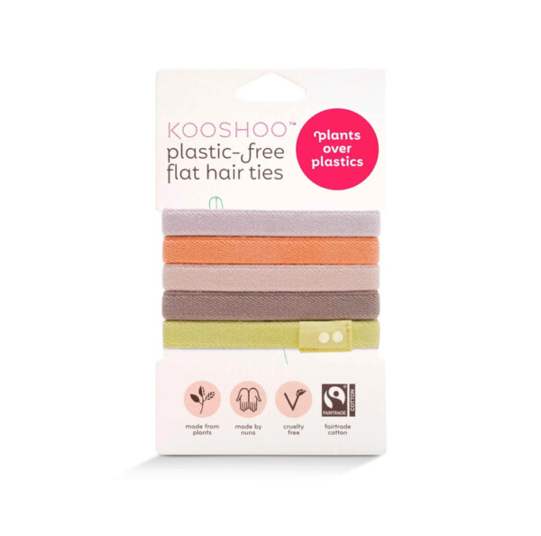 Bright Spark Organic Plastic-free Hair Ties - 5 Pack