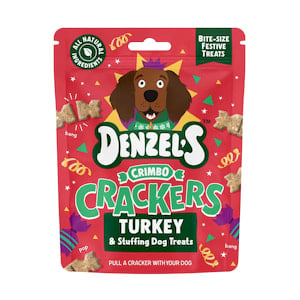 Denzel's Crimbo Crackers Turkey & Stuffing Dog Treats - 90g