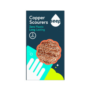 Recyclable Copper Scourers - Pack of 2