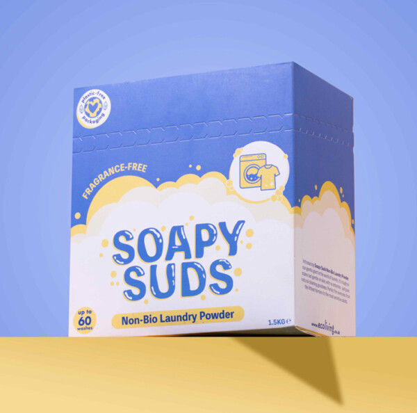 Soapy Suds Non-Bio Laundry Powder - Fragrance Free - Image 2
