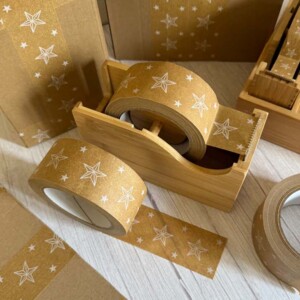 Biodegradable Paper Tape - Stars 48mm
