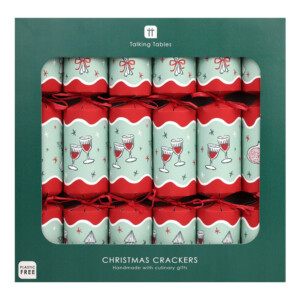 Bon Noel Icons Green Christmas Crackers – 6 Pack