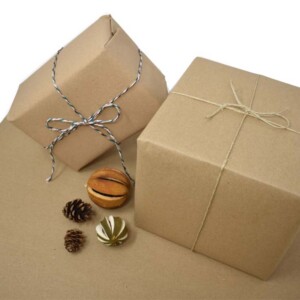 Brown Kraft Wrapping Paper - 2 Sheets