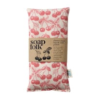 Cherry Stone Hot & Cold Pillow - Cherry Red