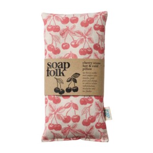 Cherry Stone Hot & Cold Pillow - Cherry Red