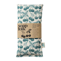 Cherry Stone Hot & Cold Pillow - Teal Green