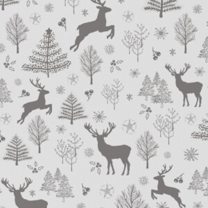 Christmas Scandi Pheasants Wrapping Paper - 2 Sheets