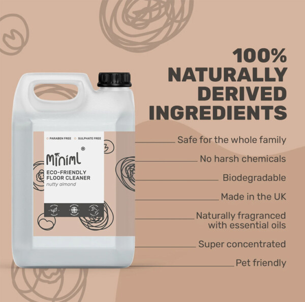 Floor Cleaner - Nutty Almond - Bulk Refill 5L - Image 2