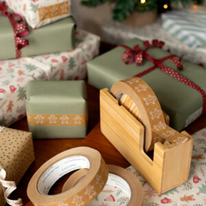 Biodegradable Paper Tape - Gingerbread Men 24mm