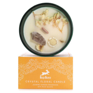 Hop Hare Crystal Magic Flower Candle - The Lion