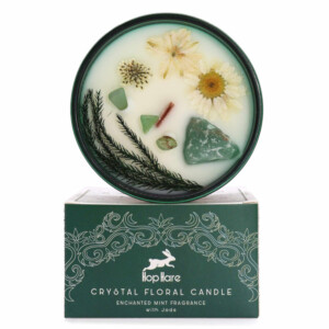 Hop Hare Crystal Magic Flower Candle - The Magician