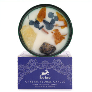 Hop Hare Crystal Magic Flower Candle - The Sun