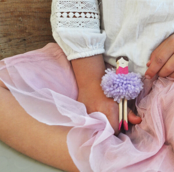 Make Your Own Pom Pom Ballerina Gift Kit - Image 2