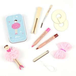 Make Your Own Pom Pom Ballerina Gift Kit