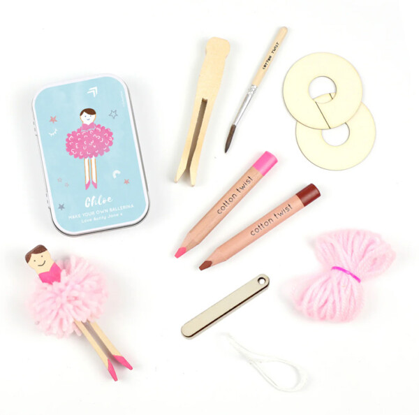 Make Your Own Pom Pom Ballerina Gift Kit