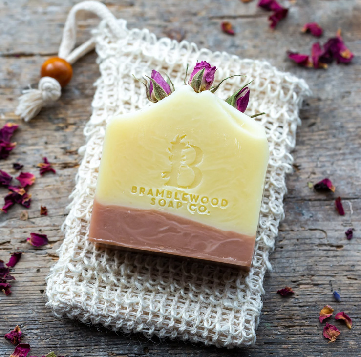 Rose Geranium Soap - 100g - Image 2