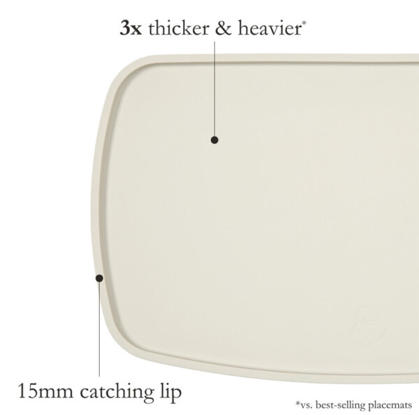 Silicone Pet Feeding Placemat - Beige - Image 3