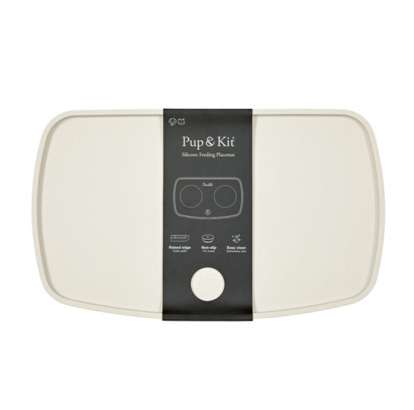 Silicone Pet Feeding Placemat - Beige - Image 2