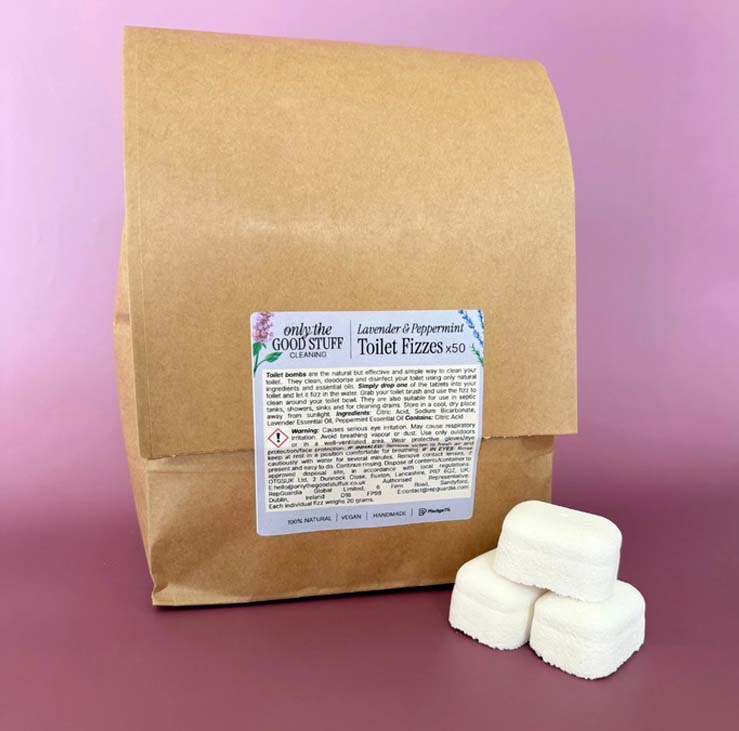 Toilet Fizzes- Lavender & Peppermint - Pack of 50