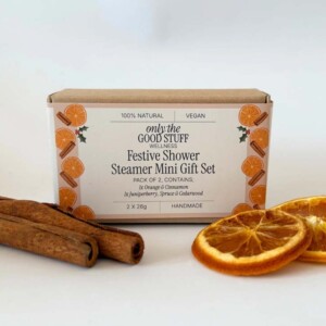 Two Piece Mini Shower Steamer Gift Set- Festive