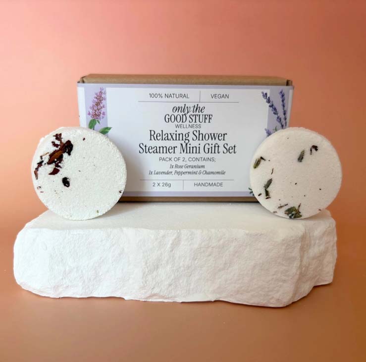 Two Piece Mini Shower Steamer Gift Set- Relaxing